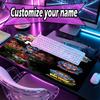 Tappetino Mouse Personalizzato con Nome e Motivo Anime, Tappetino da Scrivania per Laptop PC, Tappetino Decorativo da Scrivania per Tastiera di Casa, Regalo