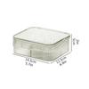 Clear Jewelry Storage Box with 2 Layers and Multiple Compartments for Earrings, Rings, Necklaces and Bracelets