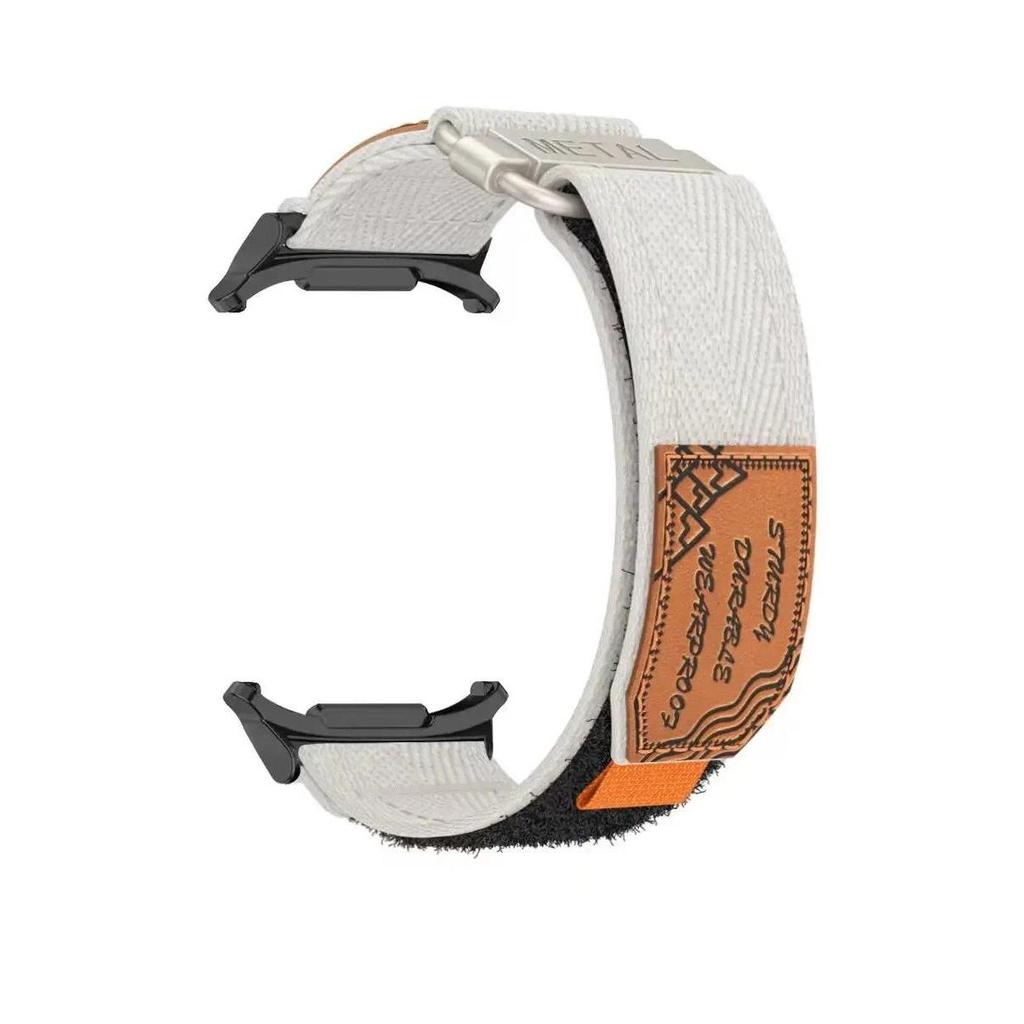 Galaxy Watch Ultra 47mm Cinturino Senza Spazi per Samsung Galaxy Watch Ultra 47mm Cinturino Nylon Loop Donna Uomo Fibbia Acciaio Inossidabile Cinturini