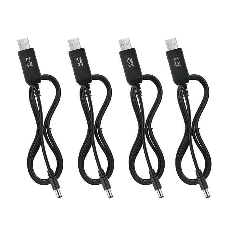 USB to DC Boost Cable: 5V to 8.4V/9V/12V/12.6V for Small Appliances, Routers, Optical Modems