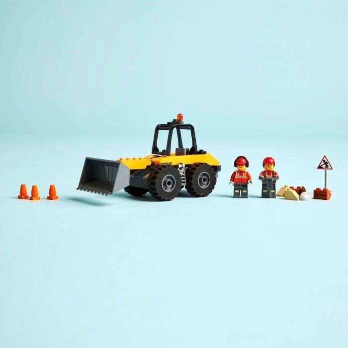 LEGO City 60450 Žlutý stavební nakladač - Stavebnice pro děti od 4 let