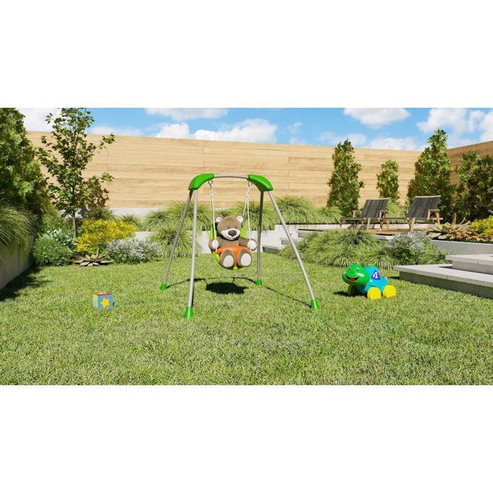 Metal Swing - for Baby - with Shell Seat - BABY'K EMMA TRIGANO