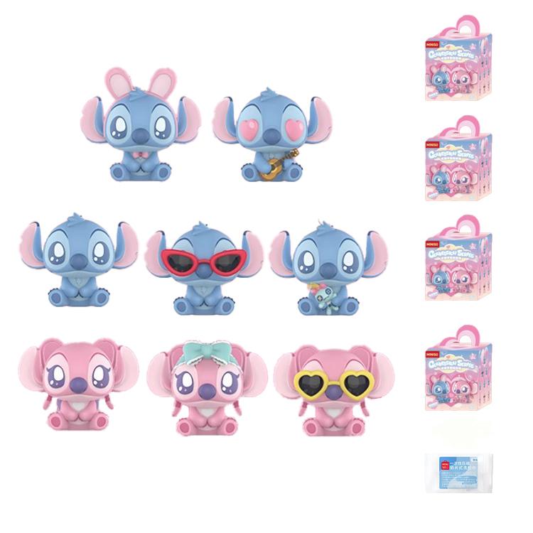 

MINISO x Disney Колекція Зізнання в коханні зі Стічем Підвіска з флоку Таємничі скриньки Окрема таємнича скринька/Повна скринька 8 шт. Лялька