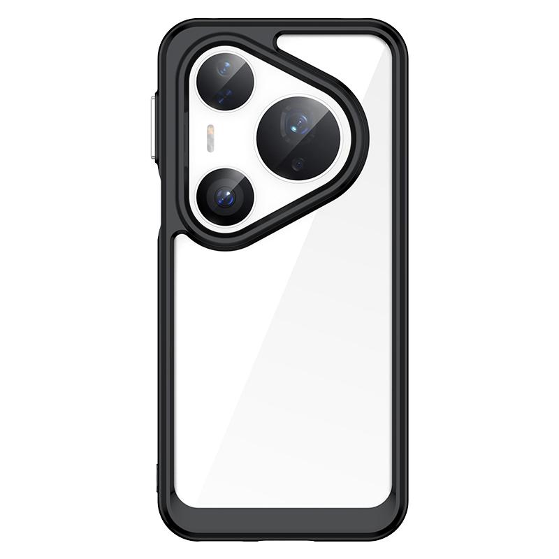 

For Huawei Pura 80 Ultra Case Huawei Pura 80 Pro+ Pura 80 Ultra Cover Shockproof Clear PC + Silicone Protective Phone Back Cover Huawei Pura 80