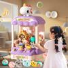Ufo Catcher Toy Claw Machine With Plastic Material For Kids Gift And Home Play