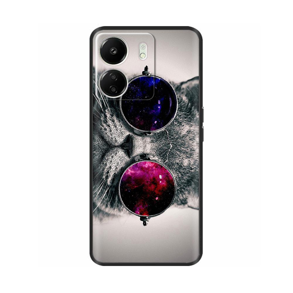 Case For Poco C65 Case 6.74" Black Soft Silicone Cover For POCO C65 C 65 PocoC65 Coque For Xiaomi Poco C65 Phone Cases Fundas