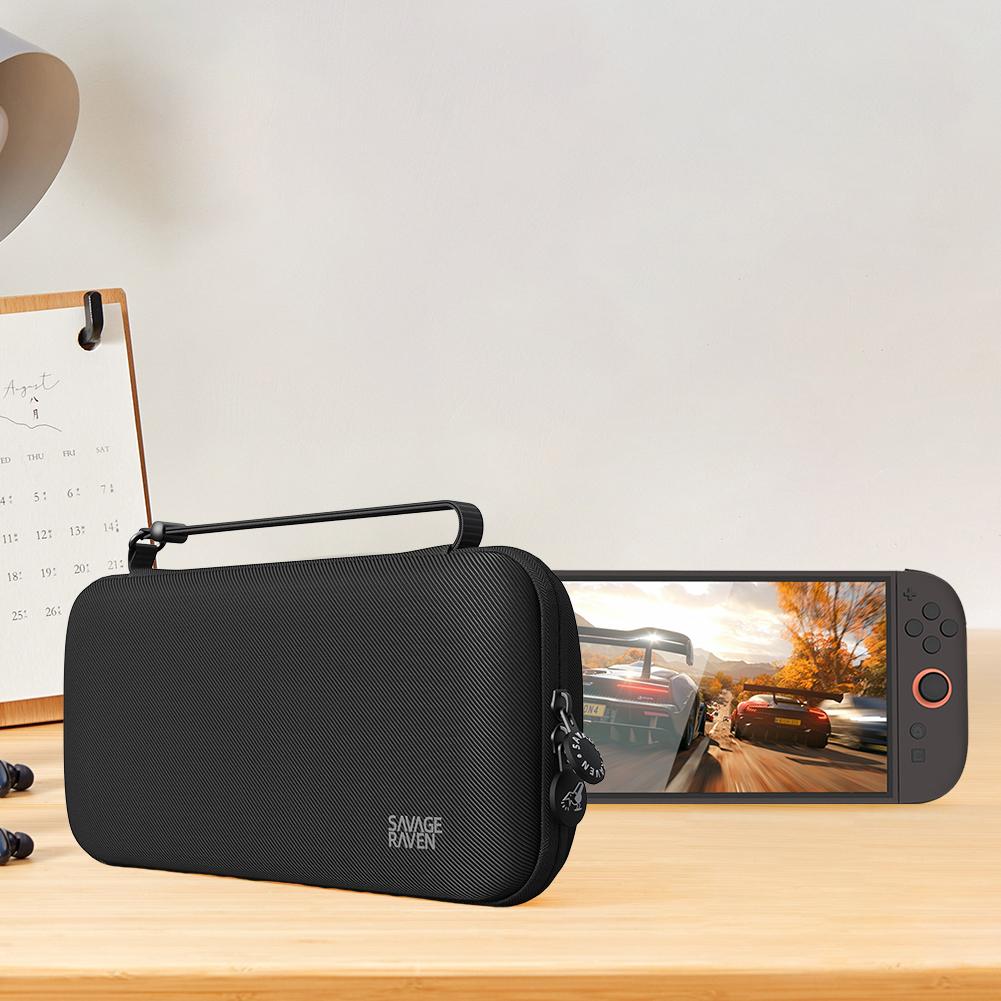 Portable Travel Carrying Case for 2025 Nintendo Switch 2 Accessories, Waterproof EVA Hard Shell Protective Storage Hand Bag NS 2