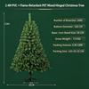 PVC Encrypted Christmas Tree with Pointed Top for Mall and Hotel Decorations