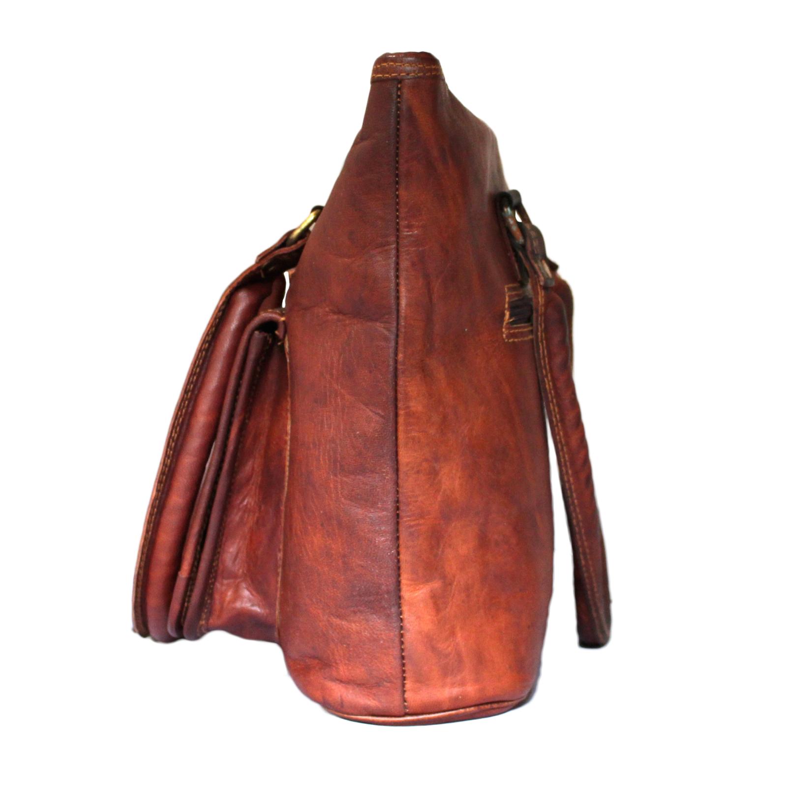 Рабочая сумка из натуральной кожи — фото 4