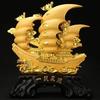 Chinese Style Sailing Sailboat Decoration Large Dragon Boat  Office Living Room Decoration Housewarming Opening Gift