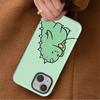Couple Little Dinosaurs Phone Case for Apple iPhone 17 16e 12 15 16 XS XR 13 Pro Max 14 Plus Air 11 Soft Cover Capa