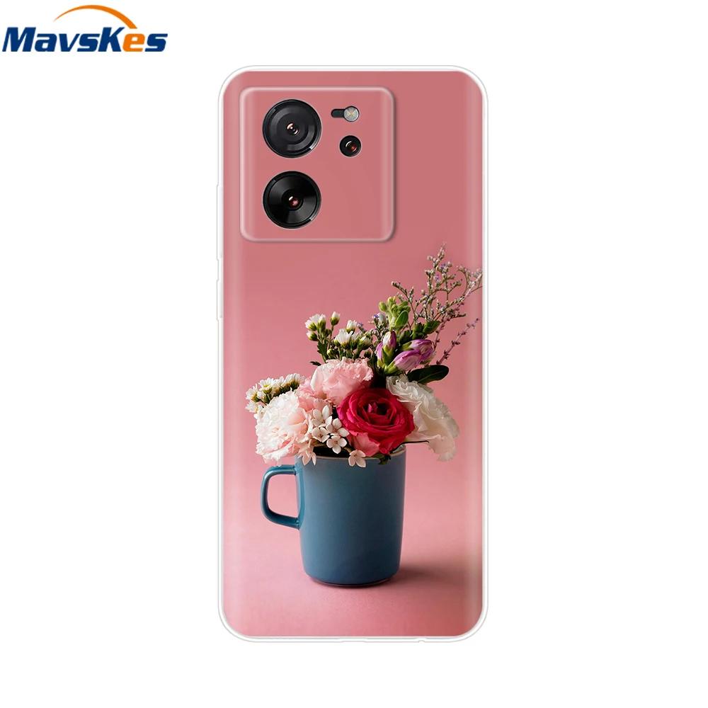 Mobile Phone Bag Case For Xiaomi 13T Case Mi13T Soft Silicone Cover For Xiaomi 13T Pro Clear Bumper For Xiaomi Mi 13T Pro Coque