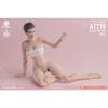 Tbmodel Worldbox 1/6 Scale Female Figure with Muscles and Joints, Cosplay Action Figure Set, AT210 (White Skin)