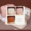 Beauty Pouch Cosmetic Makeup Portable Large Capacity Square Travel Organizer Storage