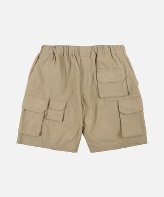 FRIZMWORKS Canvas Multi Pocket Shorts _ Khaki Beige