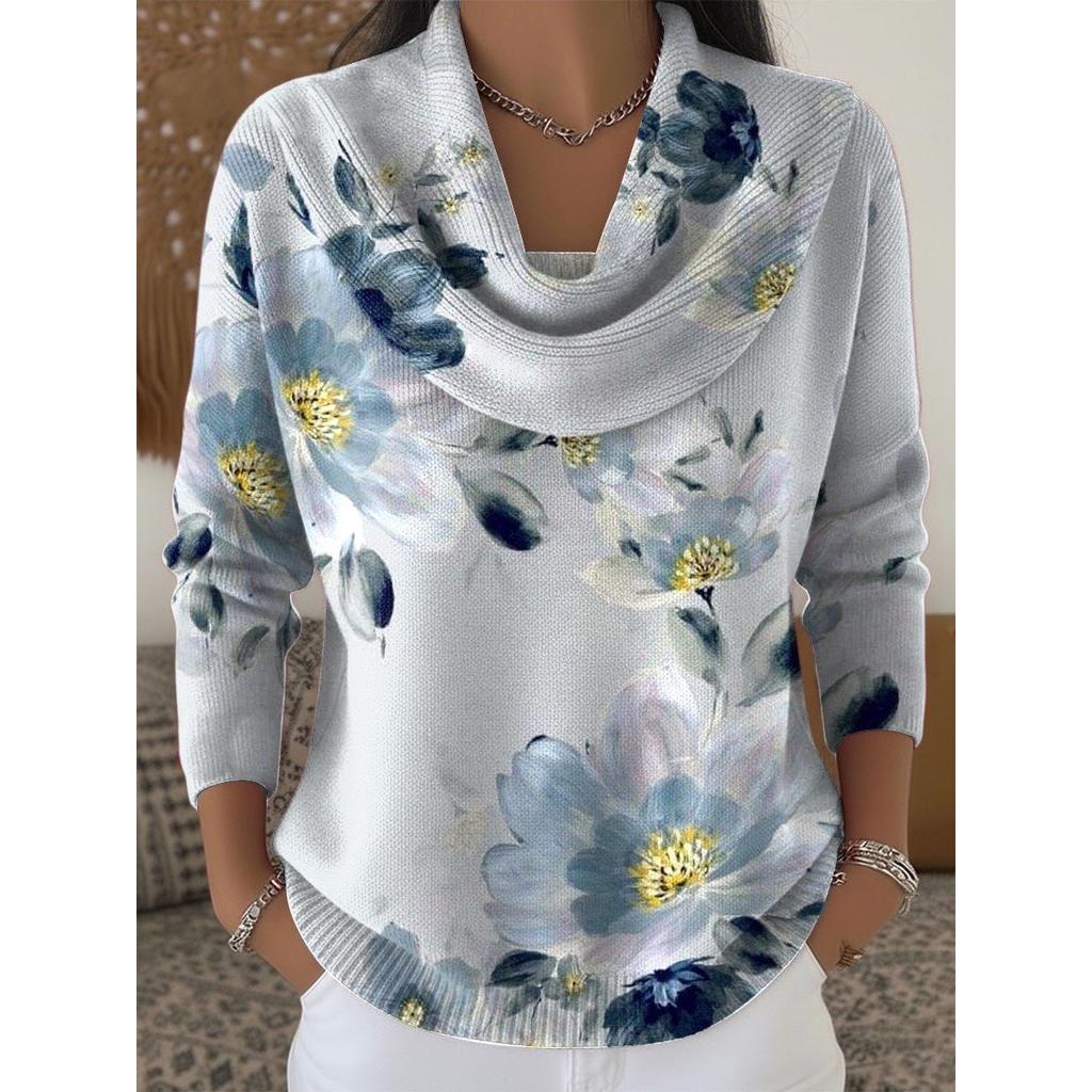 Damen Pullover Herbst Winter Mode Lässig Europäischer Amerikanischer Stil Warm Gemütlich Strick Oberteil