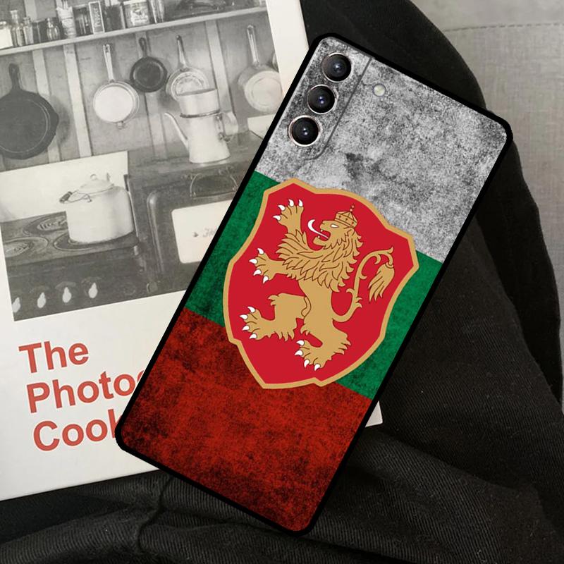 Bulgaria Flag Phone Case For Samsung Galaxy S24 S22 S23 Ultra S20 S21 S24 FE S9 S10 Plus Note 10 20 Ultra