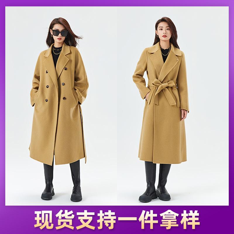 Double-sided woolen coat corporate women's jacket