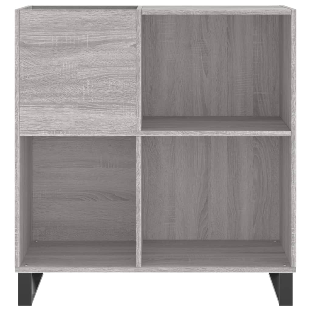 Record Cabinet Gray Sonoma 33.3 x 15 x 35 inches (W x D x H) Particleboard