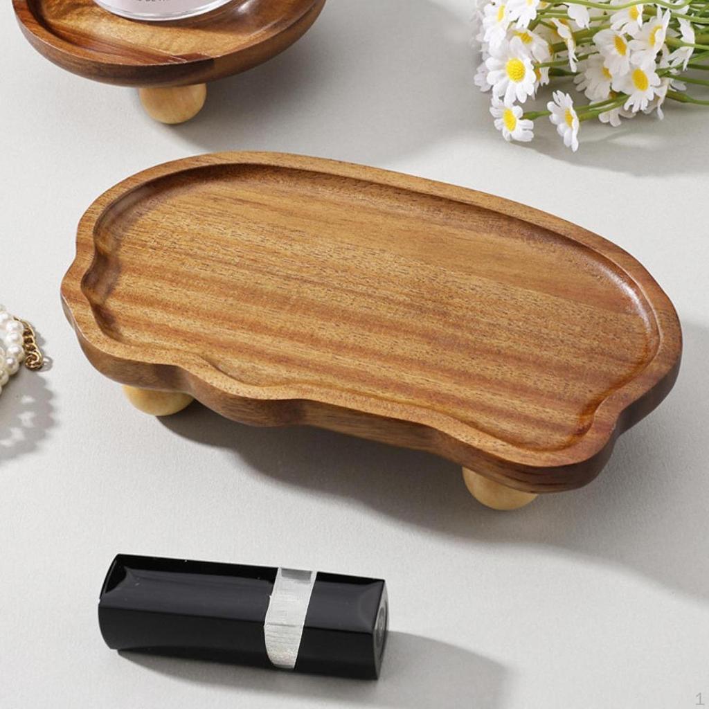 Drewniany stojak na biżuterię, podstawka na drobiazgi, do świec walentynkowych, roślin