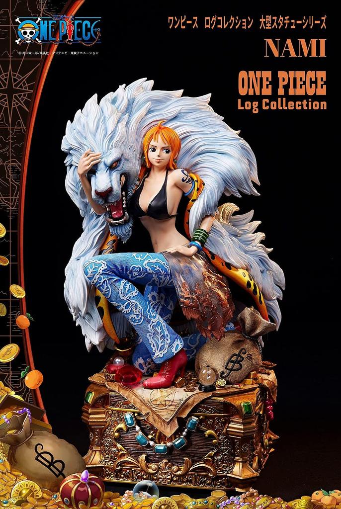 Unique Art Studio One Piece Log Collection Large Statue Series Nami Height 510mm Polystone Painted Complete Figure Approx.