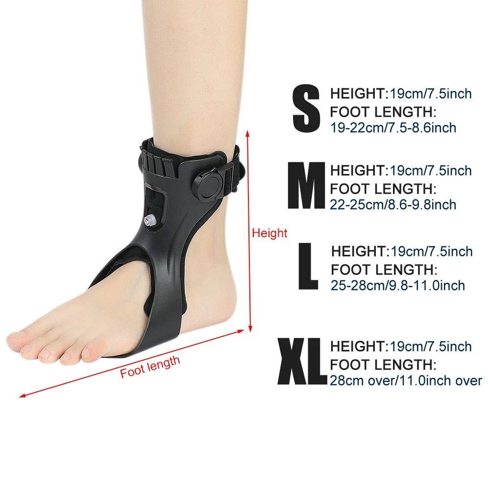Knob Adjustment Plantar Fasciitis Splint Brace Airbag Foot Drop Orthosis  Foot Care