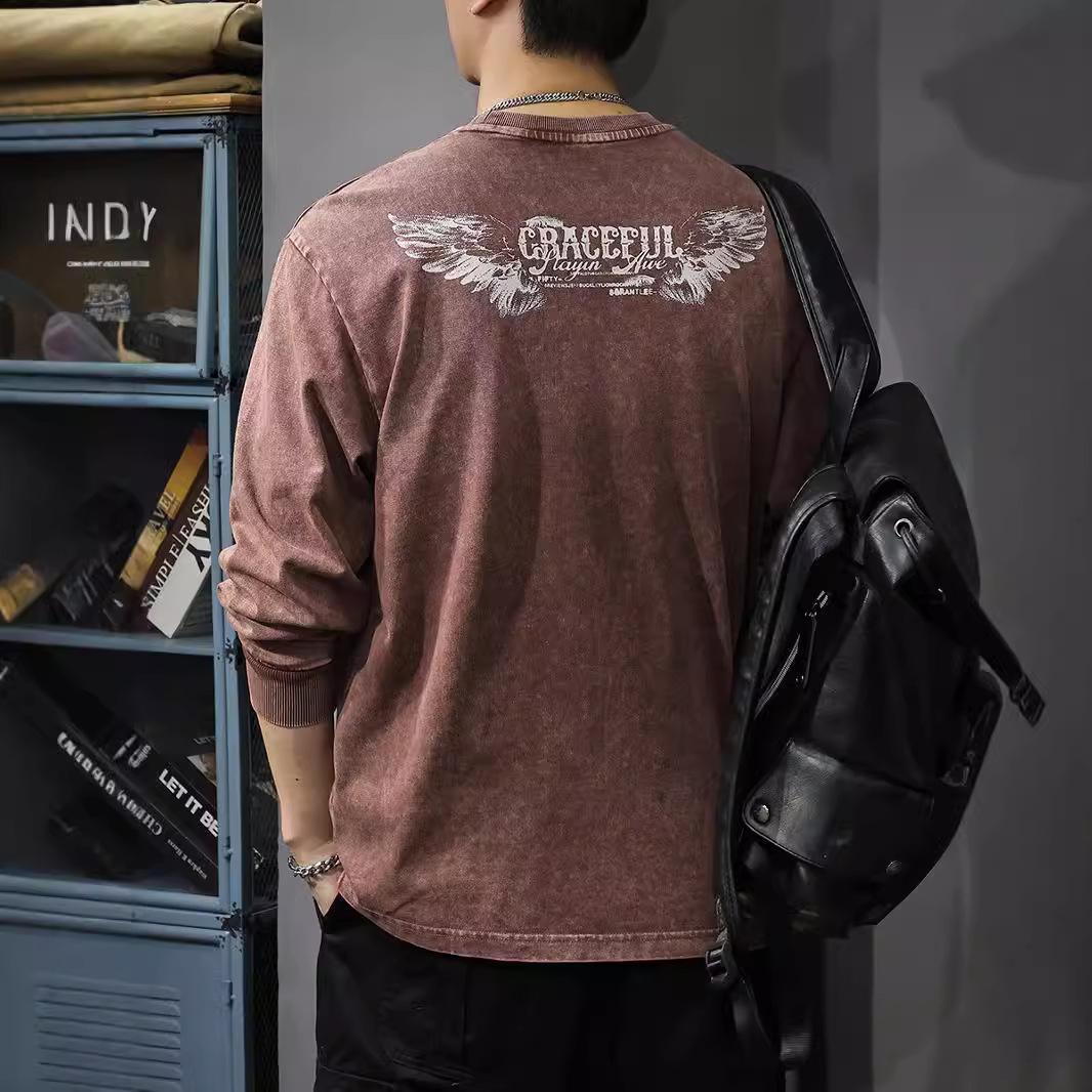 Футболка с длинными рукавами из плотной ткани плотностью 300 г — фото 4