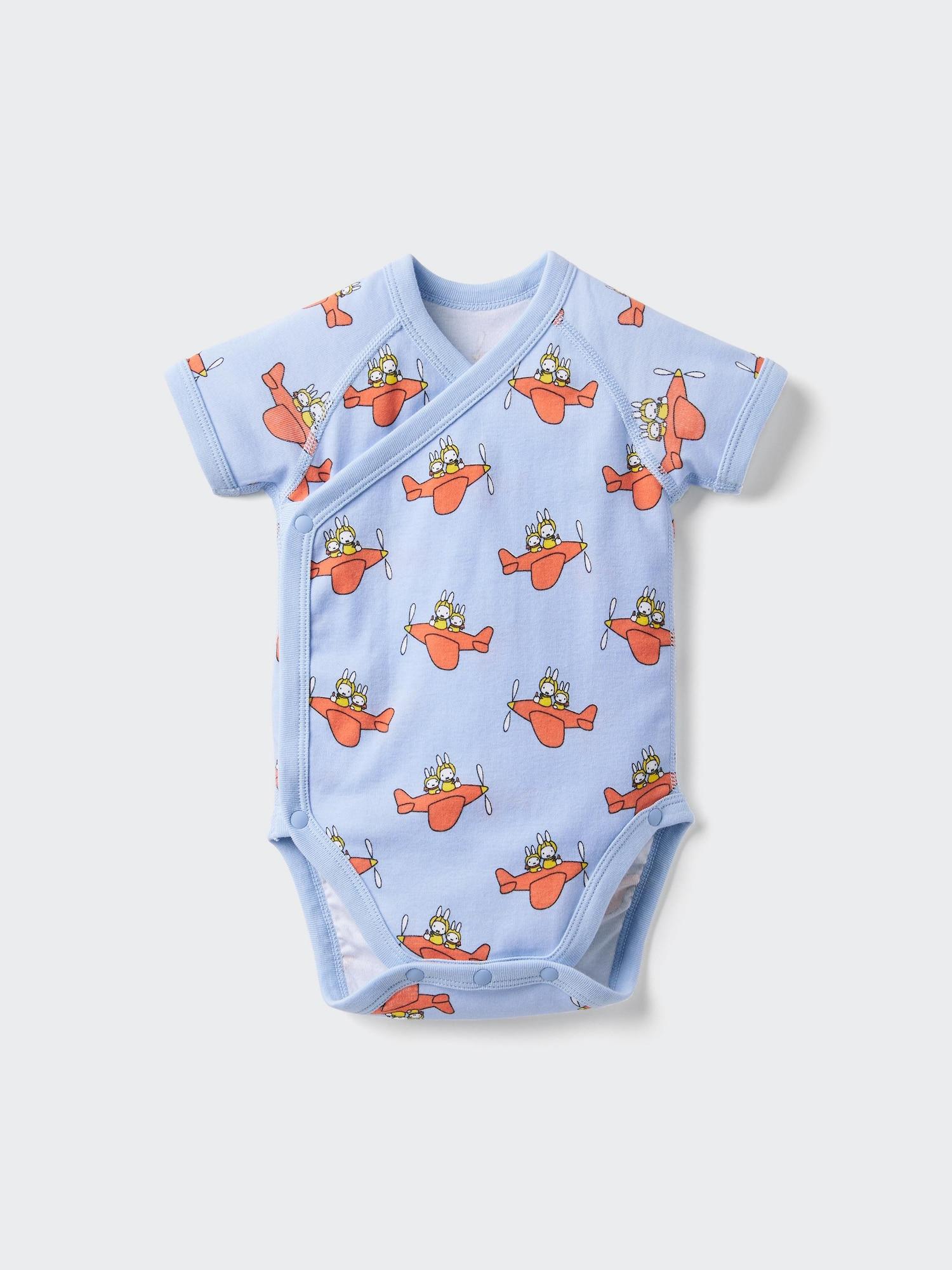 

Uniqlo Bn Picture Book Bodysuit Short Sleeve B 60cm 60 LIGHT BLUE/BABY 60