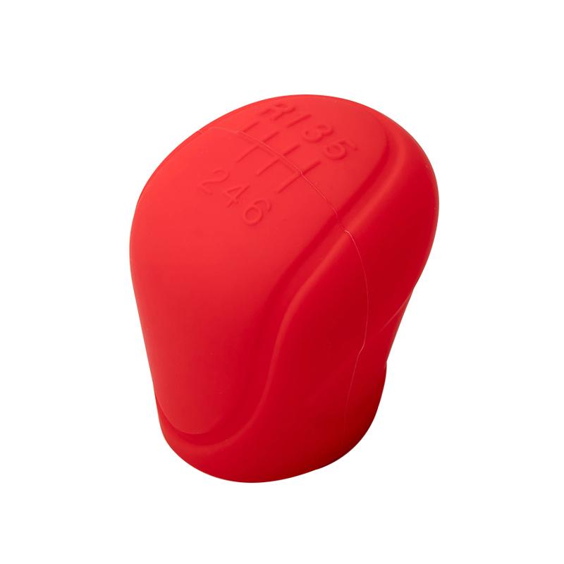 1Pc Manual 6-Speed Car Interior Accessories Car Silicone Gear Shift Knob Cover Gear Shift Non-Slip Grip Handle Protective Covers