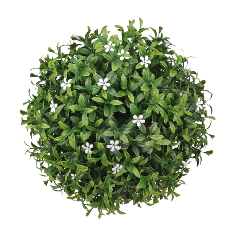 

Artificial Topiary Plant Ball Round Plastic Hanging Grass Ball Ornament For Ceiling Wall Garden Yard Wedding Decoration