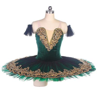 Girls' Swan Ballet Performance Dress Comfortable Sweet Performance Girl Red Purple Green