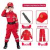 Kids' Firefighter Costume: Halloween Cosplay & Performance Set