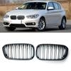 Front Bumper Kidney Glossy Black Grille Facelift Racing Grill Cover For BMW 1 Series F20 F21 LCI 2015-2019 120i 125i 135i
