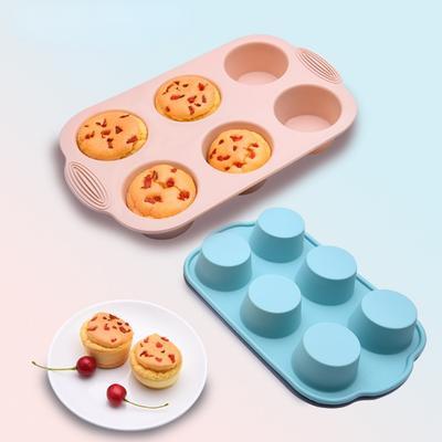 6 Even Silicone Muffin Cup Mold Diy Baking Oven Mold Silicone Cake Baking Mold