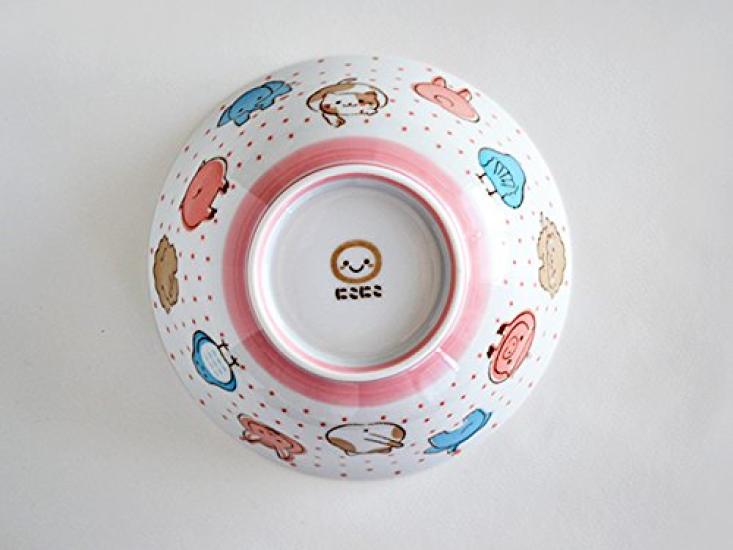 Tableware East Kids Ramen Animal for Girls Bowl, 16cm, Lover,