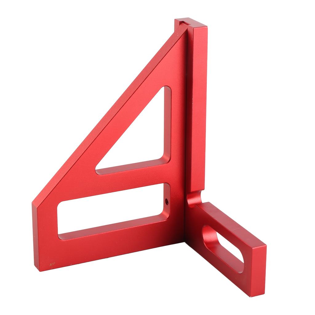 Aluminum Alloy Multi Angle Measuring Ruler Woodworking Square Protractor 45 Degrees  90 Degrees  Miter Triangle Ruler