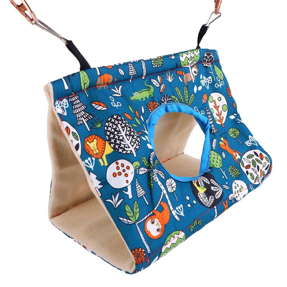 תוכי Lovebird חורף מסתור אוגר בית קטיפה שינה מיטה לחיות מחמד אוהל תוכי ערסל ציפור בקתת