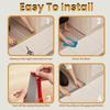 Windproof Self Adhesive Floor Transition Strip Wood Like Doorway Threshold  Door Bottom Sealing