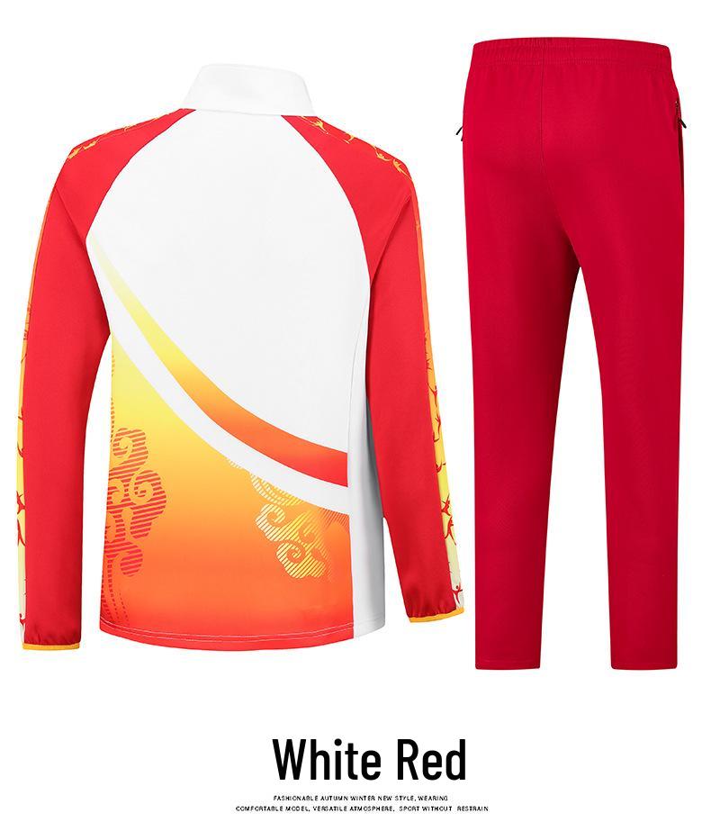Unisex Martial Arts Team Training Suit – Spring & Autumn Sportswear Set