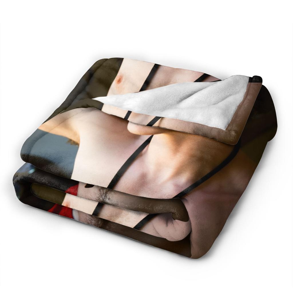 Connor Storrie Heated Rivalry Blanket Quality Warm Throw Blanket Winter Airplane Travel Couch Chair Fluffy Bedspread