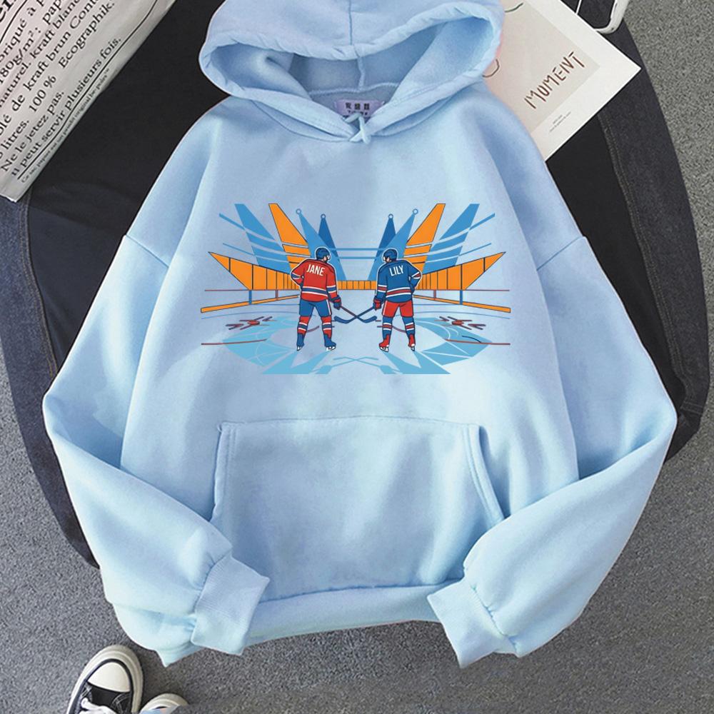 Heated Rivalry Hockey Hoody Jane & Lily Fan HOODIE Manga Style High Quality for Autumn/Winter Sweatshirt with Hooded Fleece