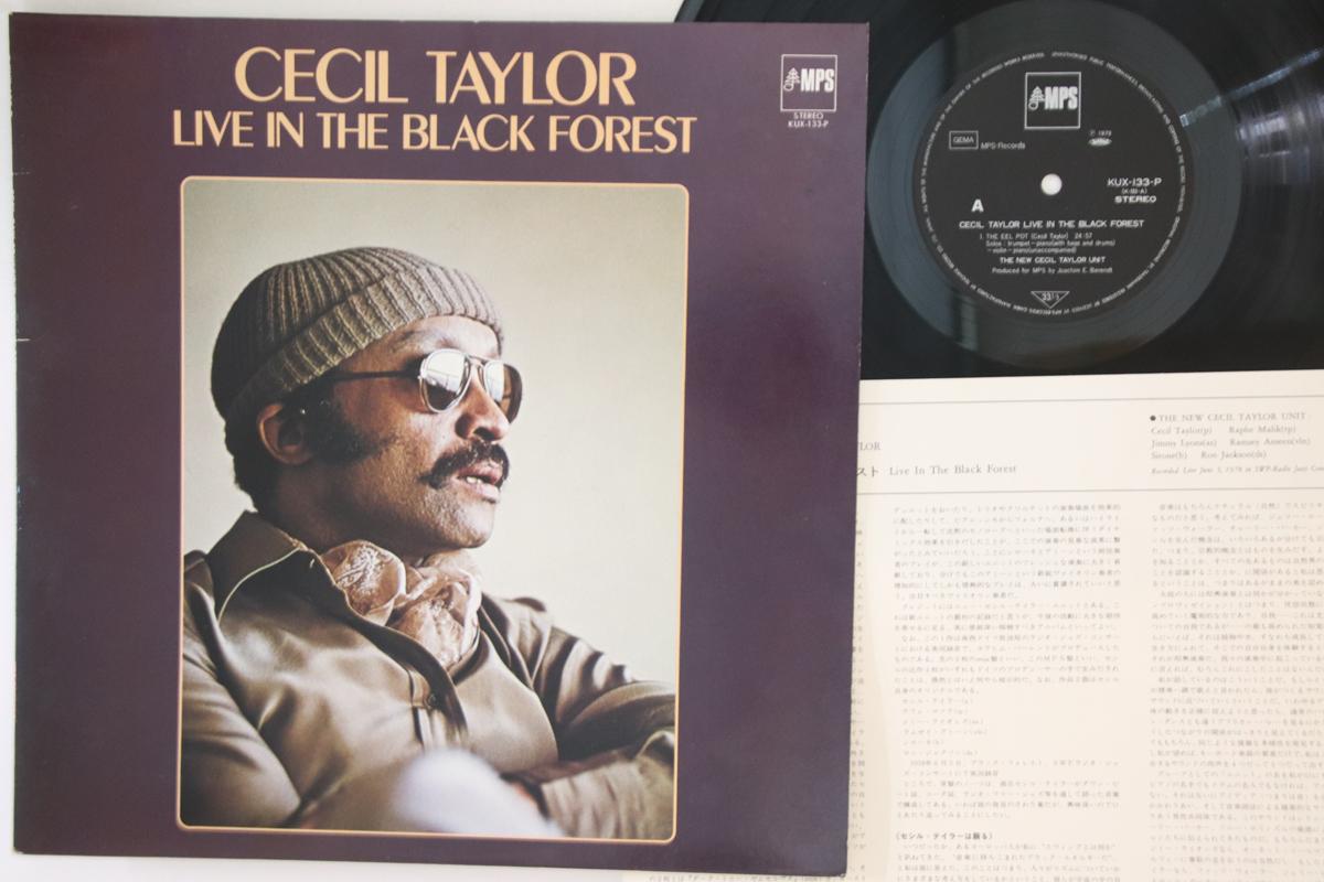 

LP Record CECIL TAYLOR - Live In The Black Forest KUX133P MPS 1979 Japan Jazz Used