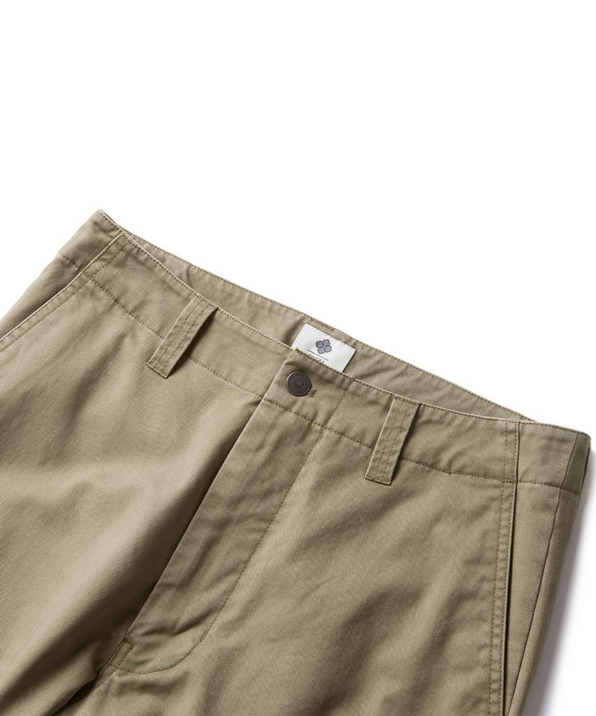 ESFAI Cinch Back Chino Pants (Beige)