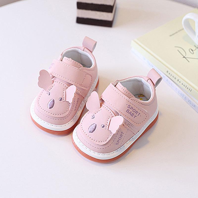 Baby Cartoon Soft Sole Shoes For Toddler Boys Girls With Non Slip Soles For Crawling