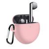 Luxury with Keychain Flexible Earphones Pouch Protective Cover Soft Silicone Case Shockproof Sleeve