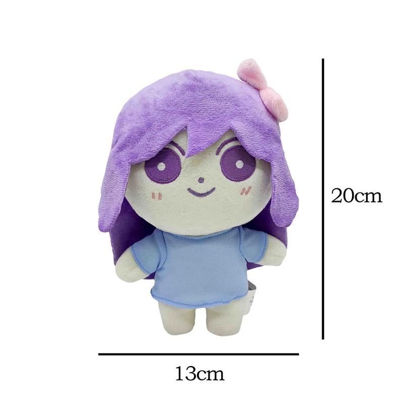 Omori Plush Doll Toy Sunny Basil Aubrey Mari Hero Stuffed Pillow Game Character Plushie Figure Gifts