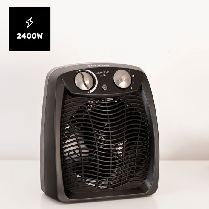 Fan Heater - Taurus - Tropicano 2400 - 2400W - 3 Positions - Adjustable Thermostat