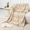 Nordic Geometric Knitted Throw Blanket, Soft Acrylic Sofa Cover for Nap, Decorative Home Couch Blanket 130×170cm
