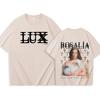 2026 New Rosalia Lux Pure Cotton Print Tshirt Man Woman Harajuku Short Sleeve Oneck Casual Shirt Gift Hip Hop Tshirt