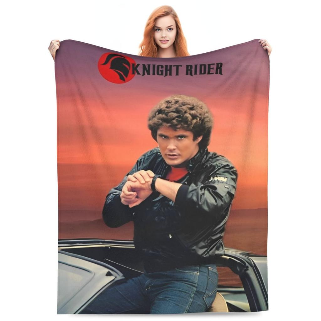 Knight Rider Blanket Cover Action Tv Series Wool Throw Blanket Bedroom Sofa Decoration Ultra-Soft Warm Bedspreads